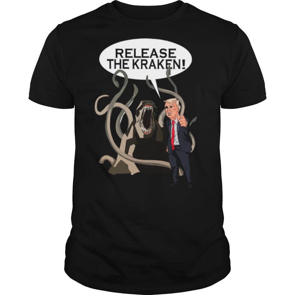 Donald Trump Release The Kraken Monster Octopus Skull shirt