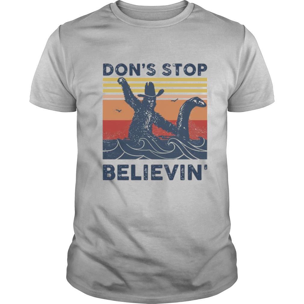 Dont Stop Cluck It Believin Vintage Retro shirt