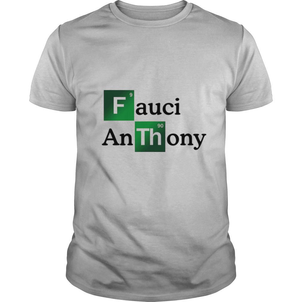 Fauci Anthony We Trust In Science Chemistry Wear A Mask Not Morons shirt