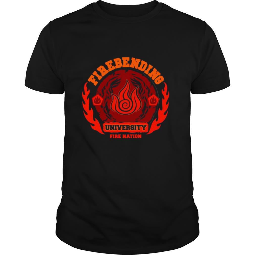 Fire Bending University Logo Fire Nation shirt