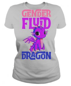 Genderfluid Dragon Genderqueer Genderfluid Pride Flag Gift shirt