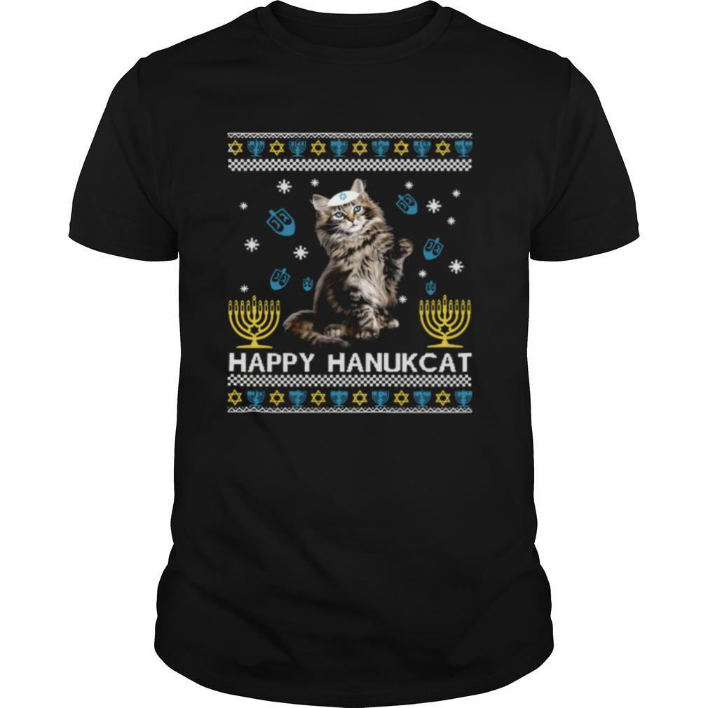 Happy Hanukcat Ugly Hanukkah shirt
