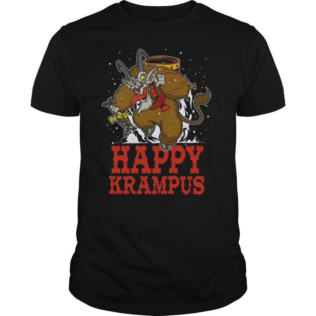 Happy Krampus Merry Christmas shirt