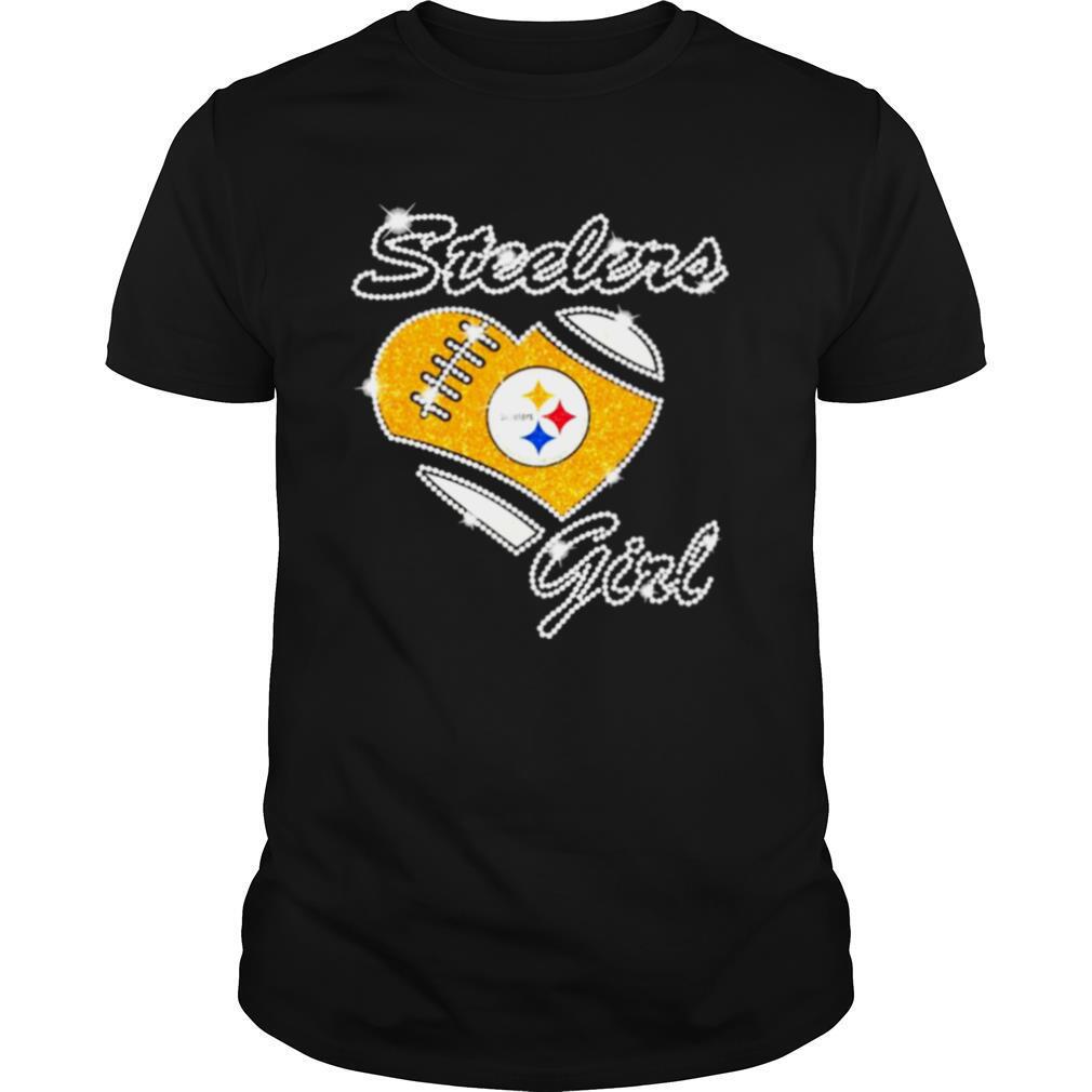 Heart Diamonds Girl Pittsburgh Steelers Team Football shirt