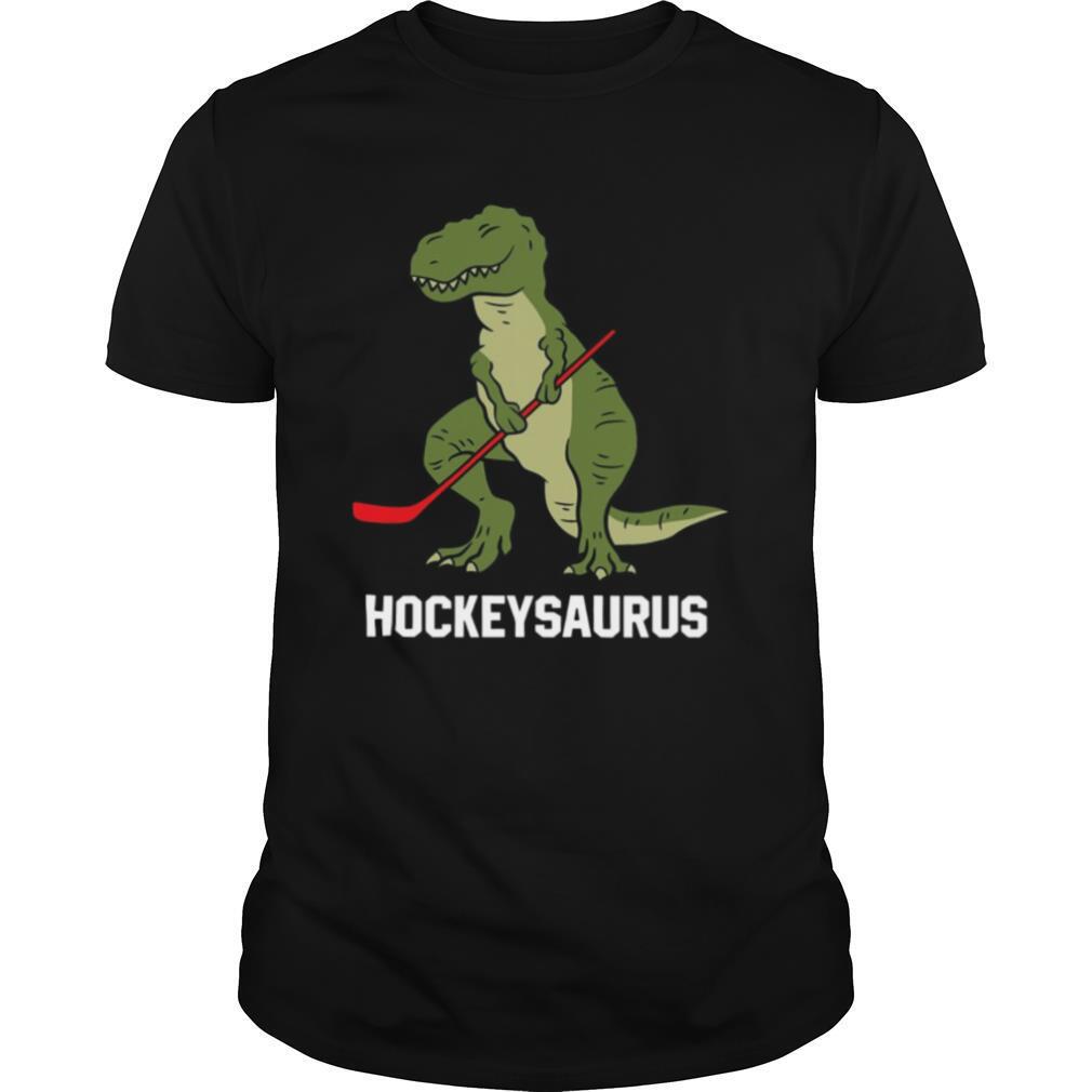 Hockeysaurus Dinosaur shirt