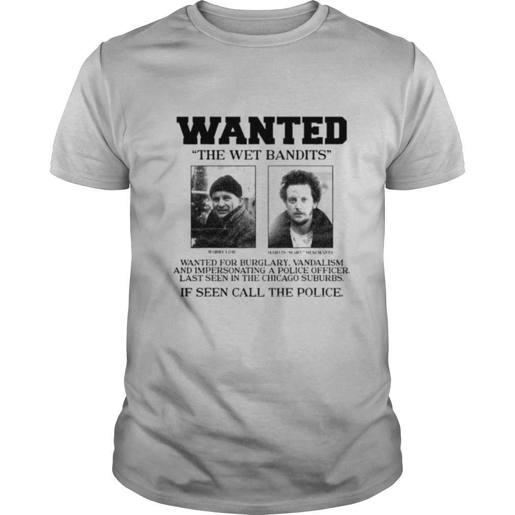 Home Alone Wanted The Wet Bandits shirt
