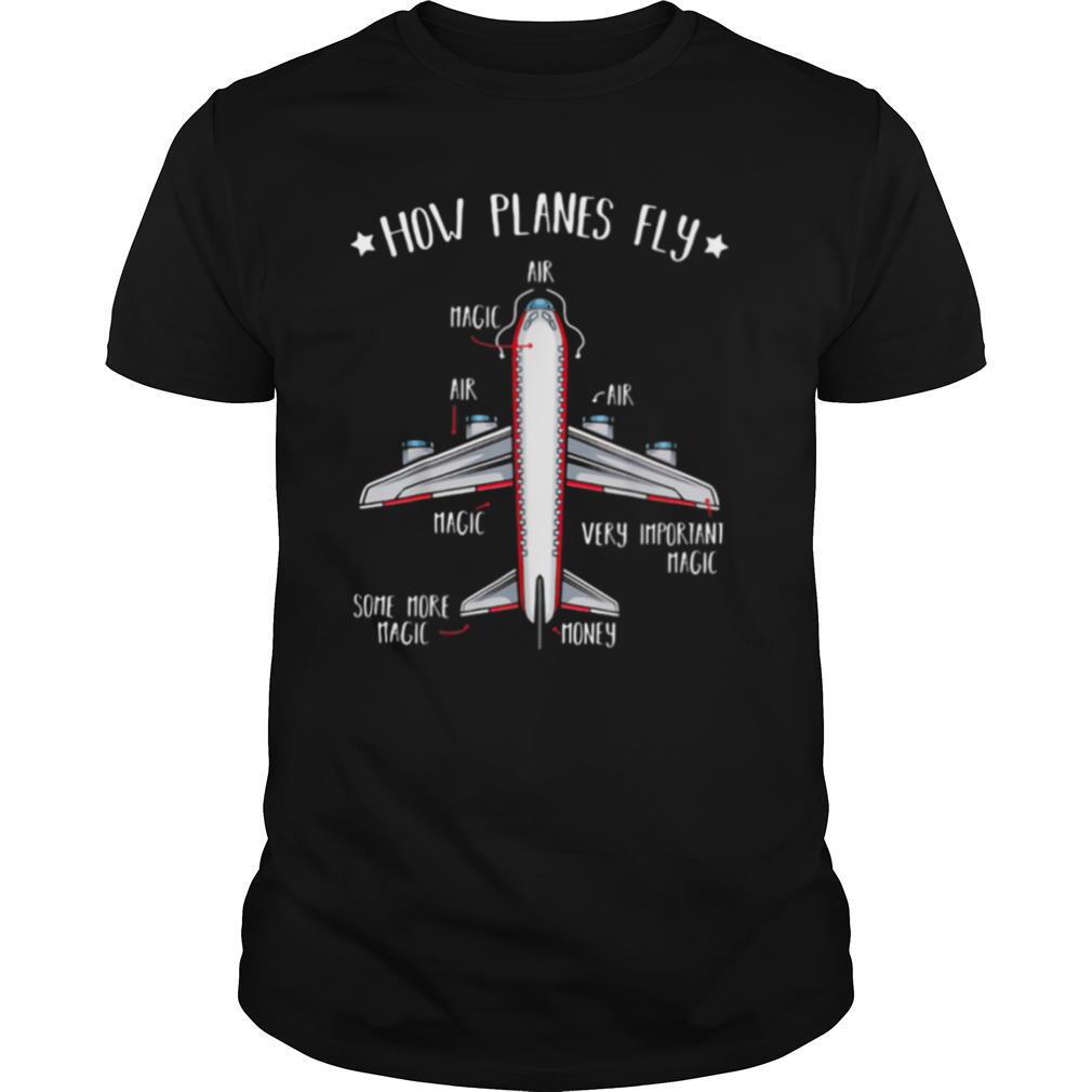How Planes Fly Airport shirt
