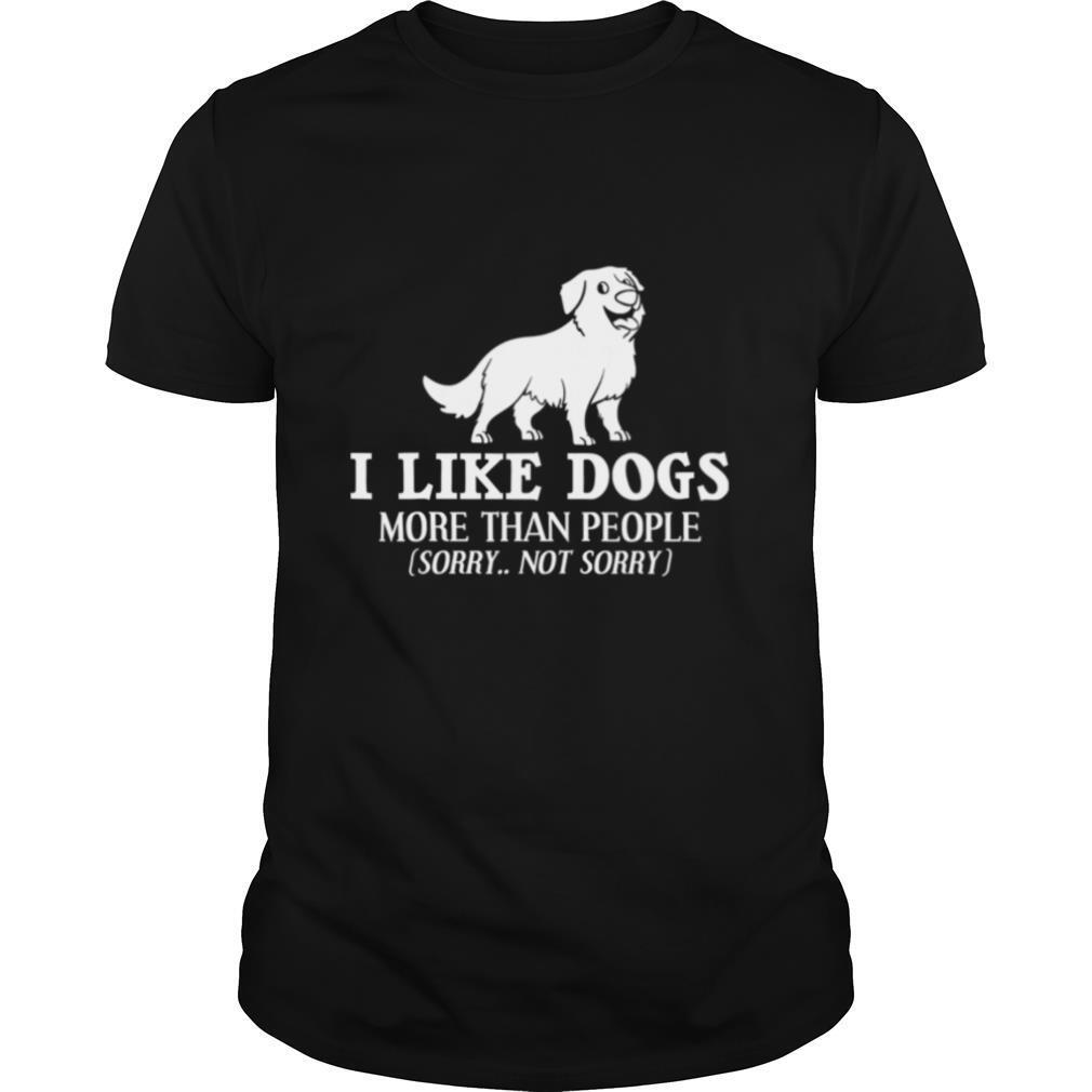 I Like Dogs More Than People Bernese Mountain Puppies shirt