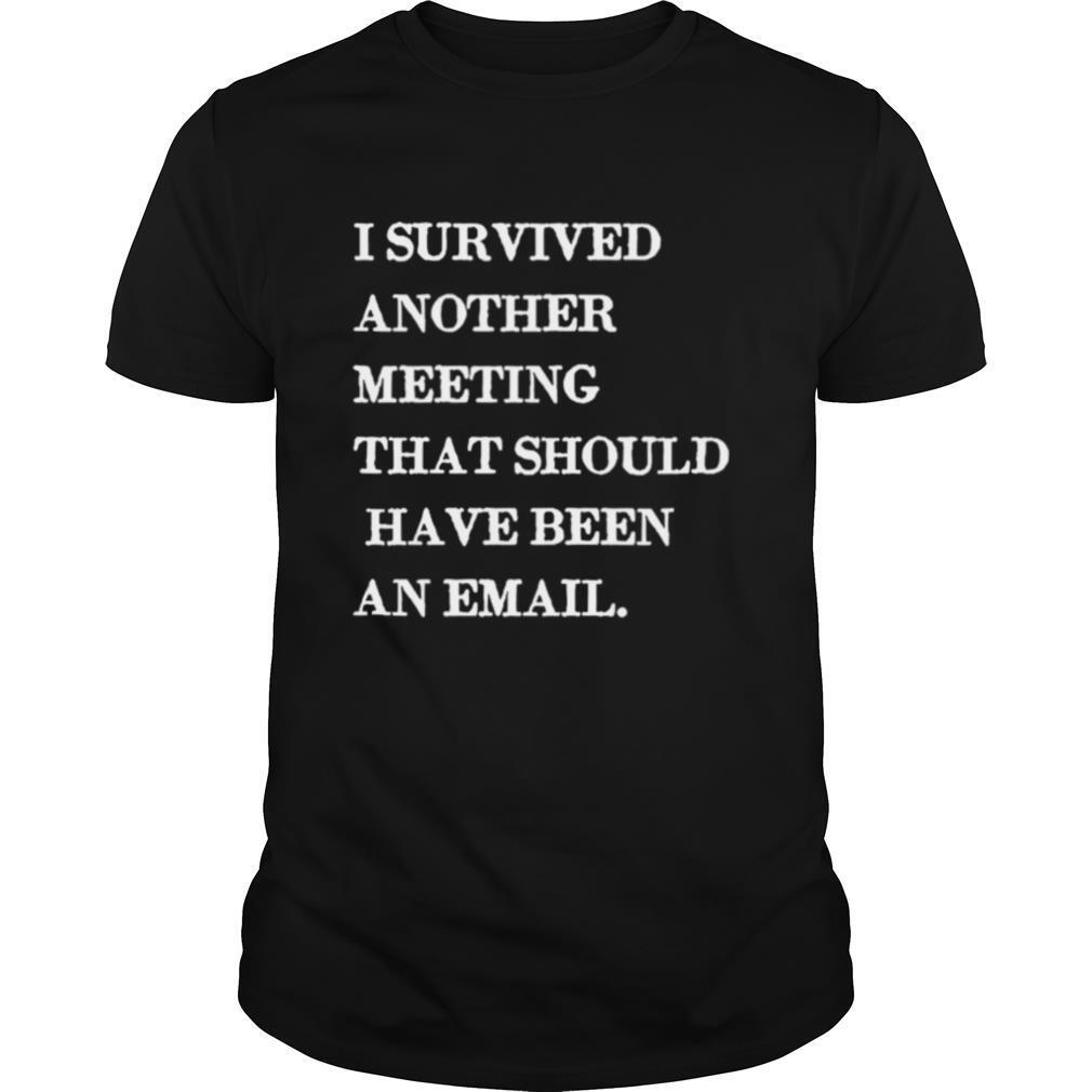 I Survived Another Meeting That Should Have Been An Email shirt