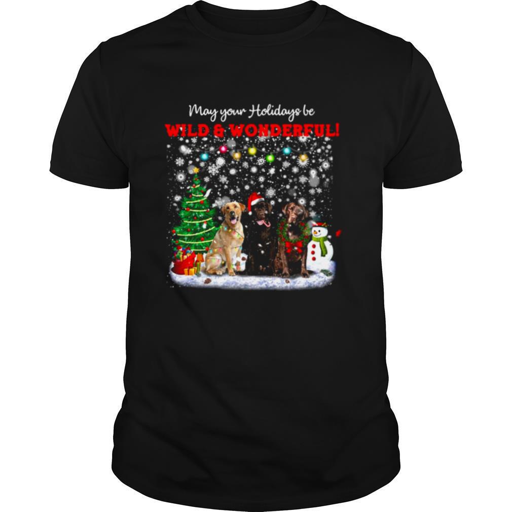 Labrador Retriever Wild And Wonderful Dog Lover Crewneck Ugly Christmas shirt
