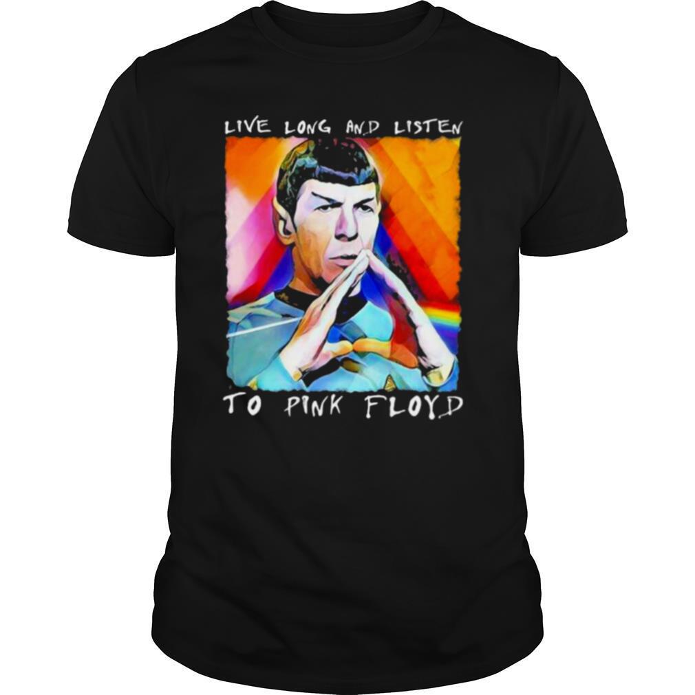 Live Long And Listen To Pink Floyd Lgbt Hand Cross shirt