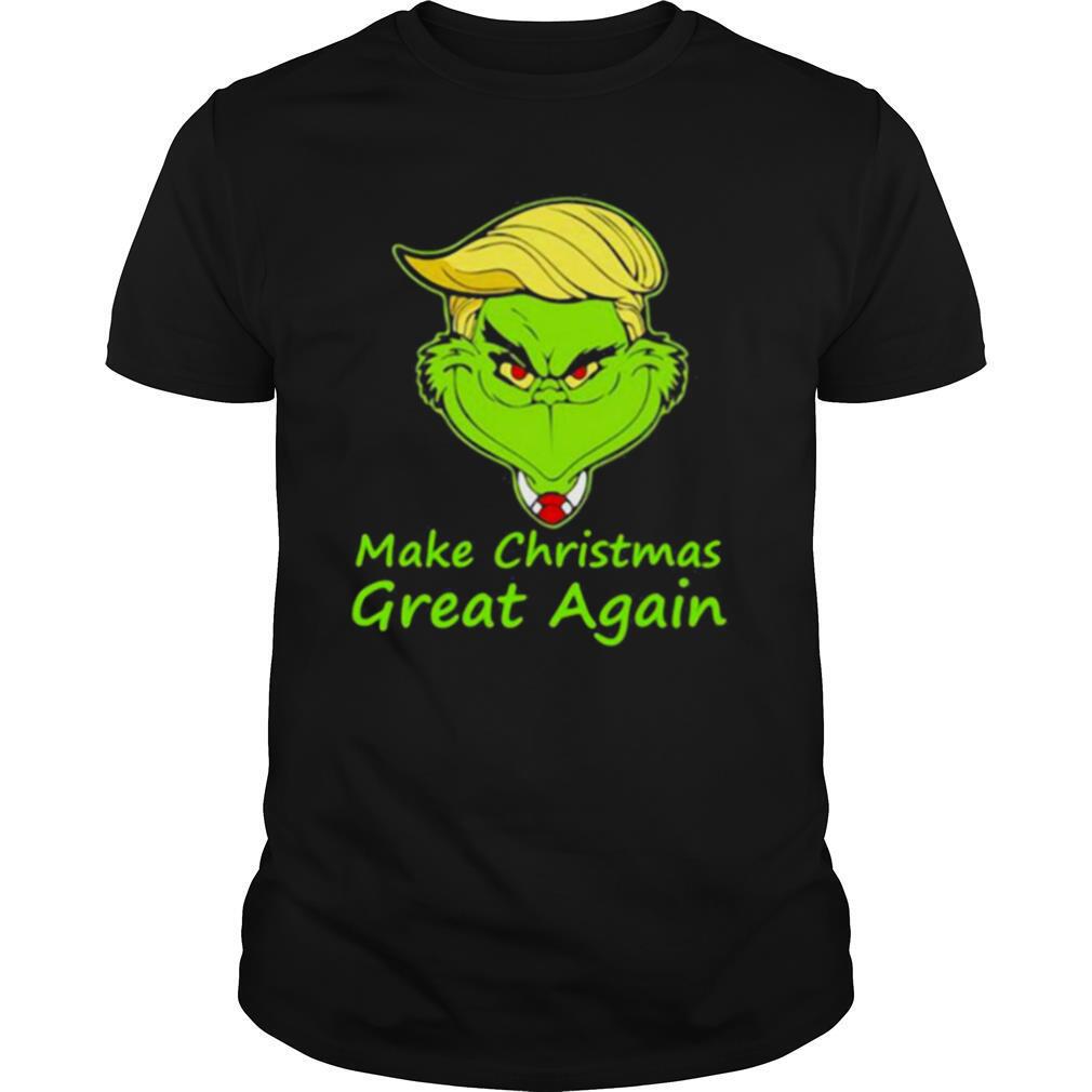 Make Christmas Great Again TrumpGrinch Xmas shirt