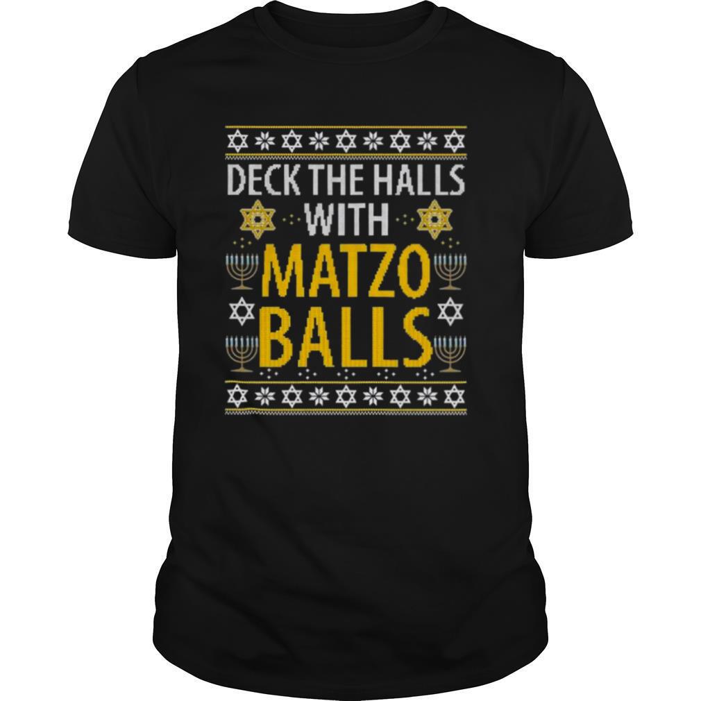 Matzo Balls Funny Hanukkah Ugly Christmas shirt