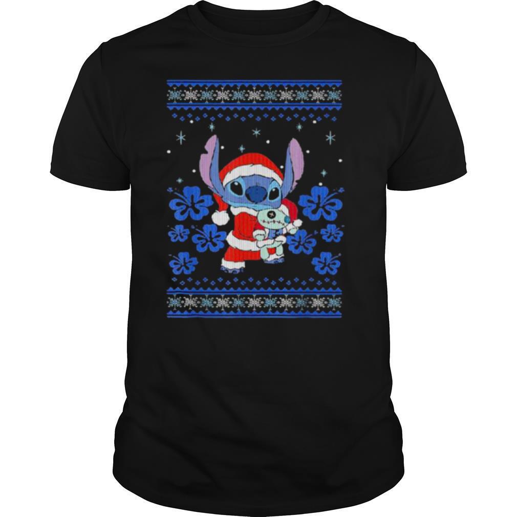 Merry Christmas Stitch Wear Pajama Santa Claus shirt