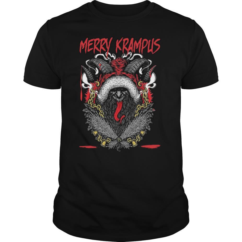 Merry Krampus Christmas Psychobilly shirt