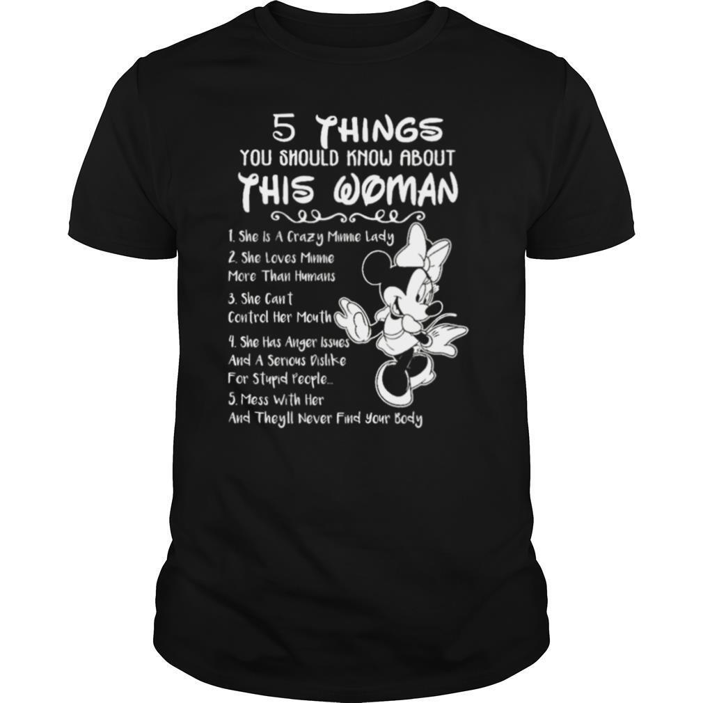 Mickey 5 things you should know about this woman shirt