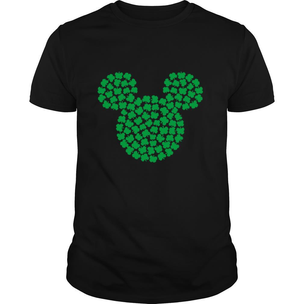 Mickey Mouse Green Four Leaf Clover Shamrock St Patricks shirt