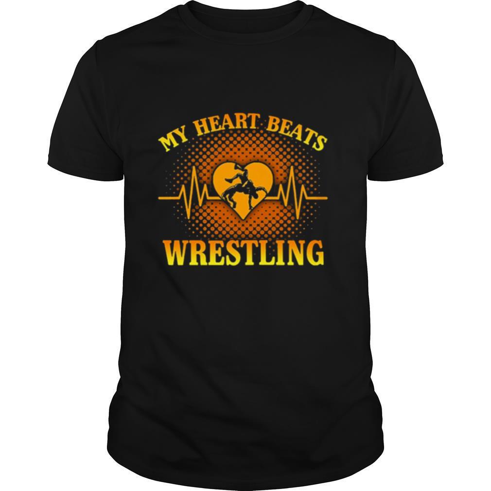 My Heart Beats Wrestling shirt