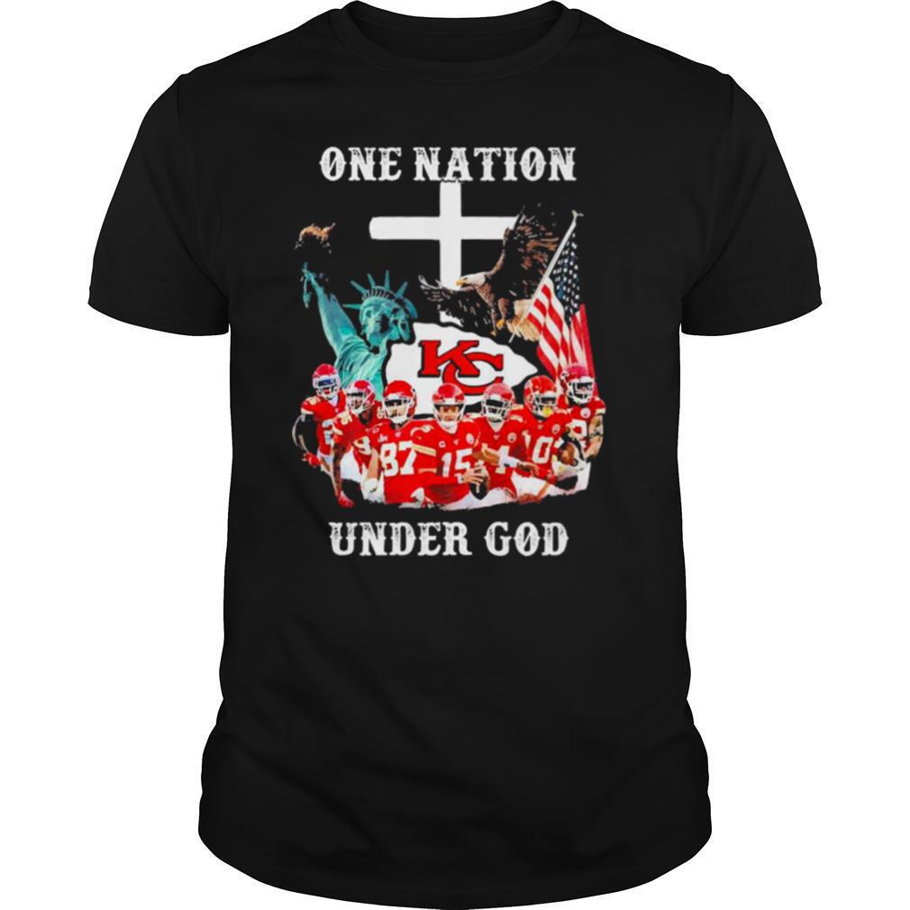 One Nation Chiefs Kansas City Under God shirt