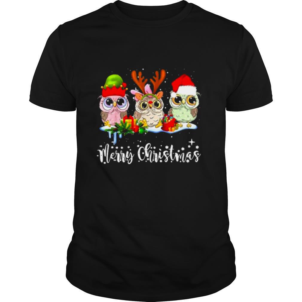 Owl Lover Christmas Gift Funny Owls Ugly Christmas shirt