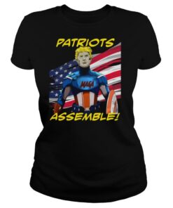 Patriots Assemble Donald Trump Maga American Flag shirt