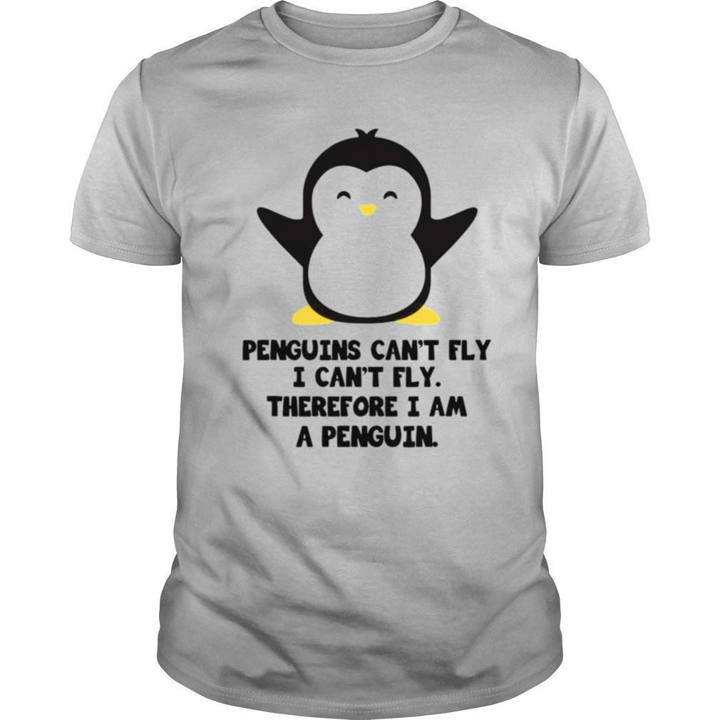 Penguins Cool I Can’t Fly Animal Love shirt