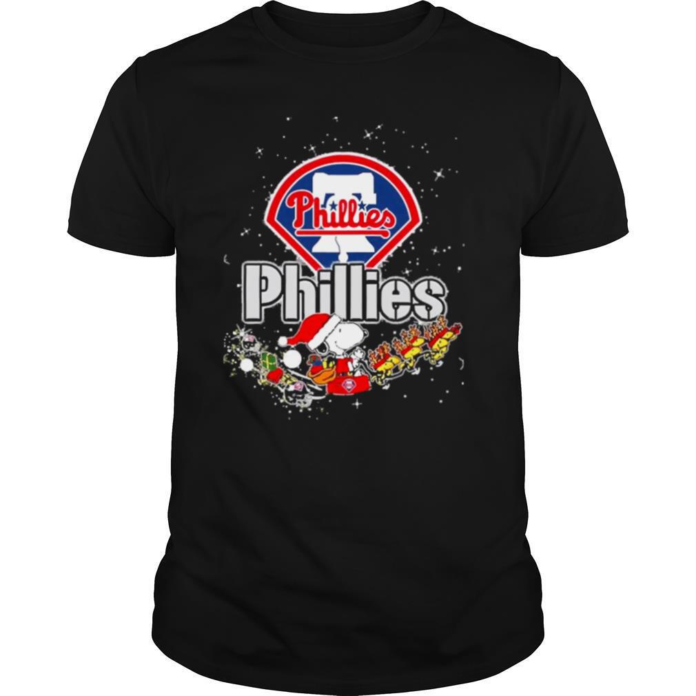 Philadelphia Phillies Snoopy Christmas shirt