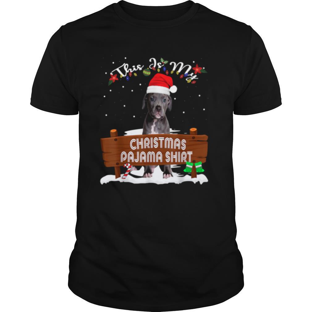 Pitbull Santa This Is My Christmas Pajama Shirt Christmas shirt