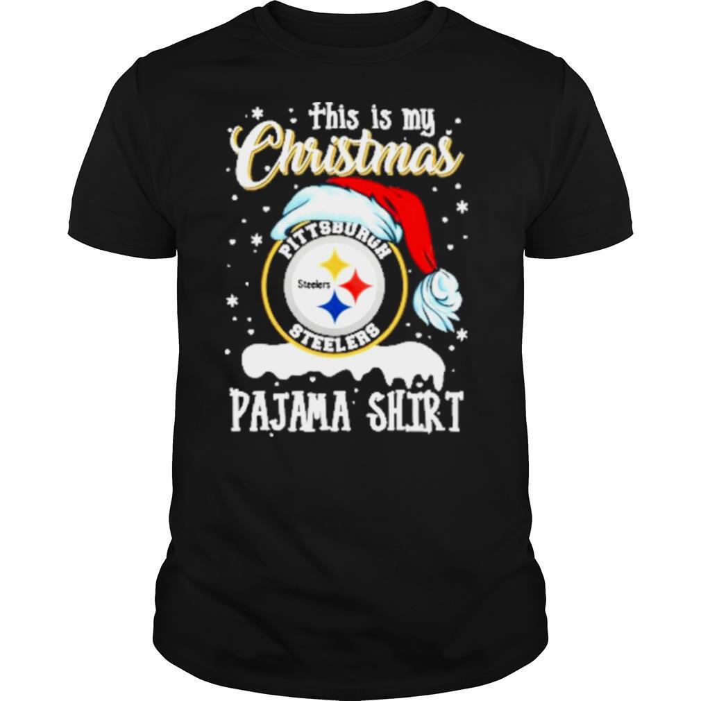 Pittsburgh steelers this is my christmas pajama shirt