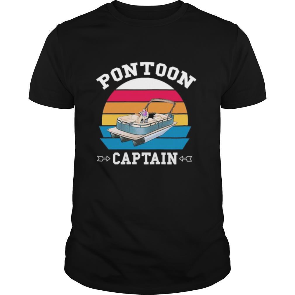 Pontoon Boat Christmas Vintage shirt
