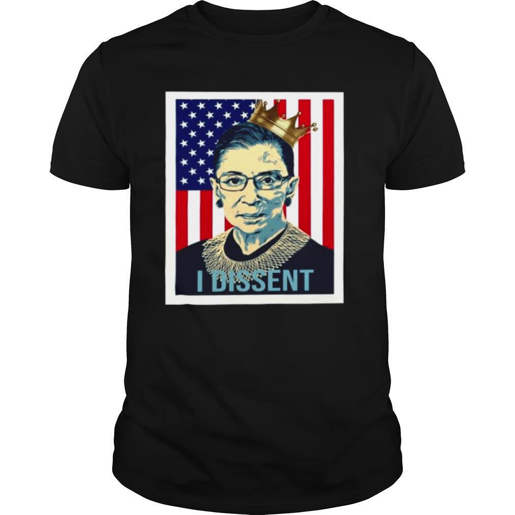 RBG Ruth Bader Ginsburg I Dissent American Flag shirt