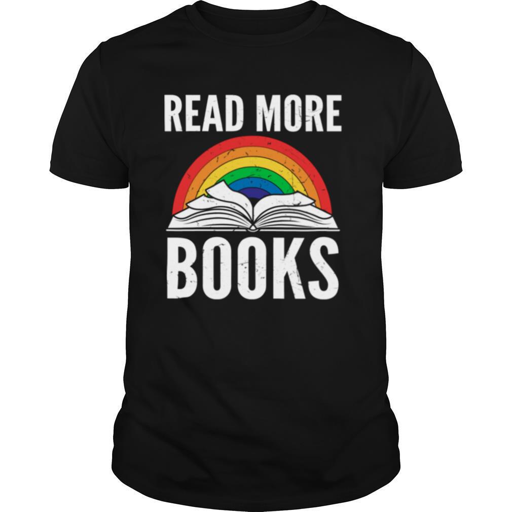 Read more books school reading shirt