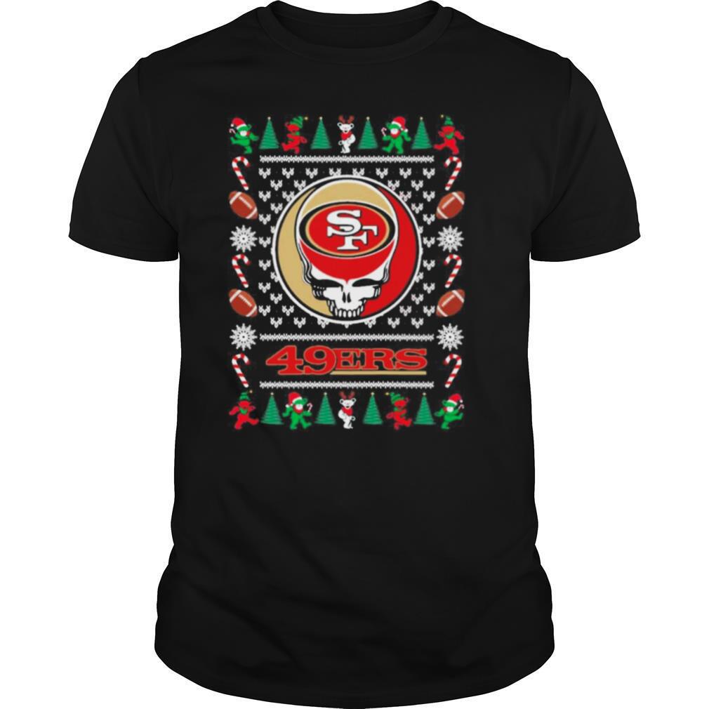 San Francisco 49ers Grateful Dead Ugly Christmas shirt