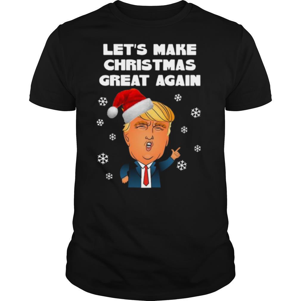 Santa Donald Trump Lets Make Christmas Great Again shirt