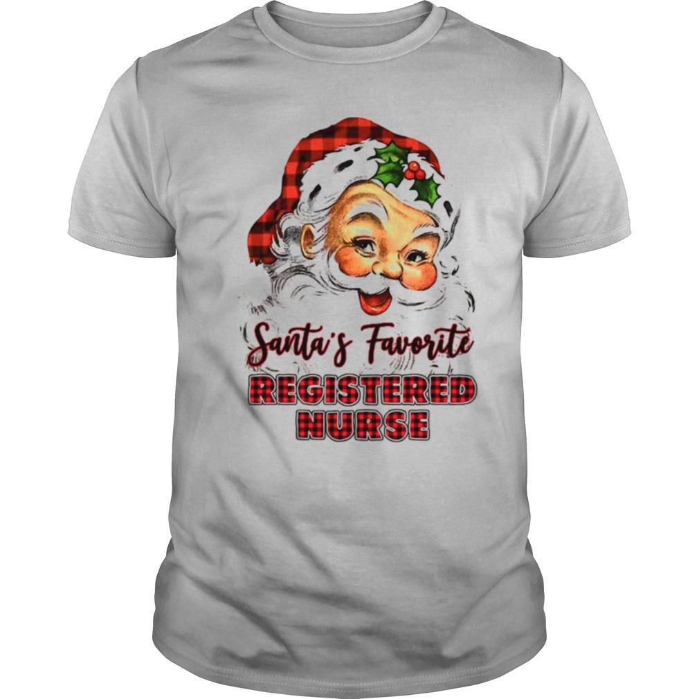 Santa’s Claus Favorite Registered Nurse Christmas 2020 shirt