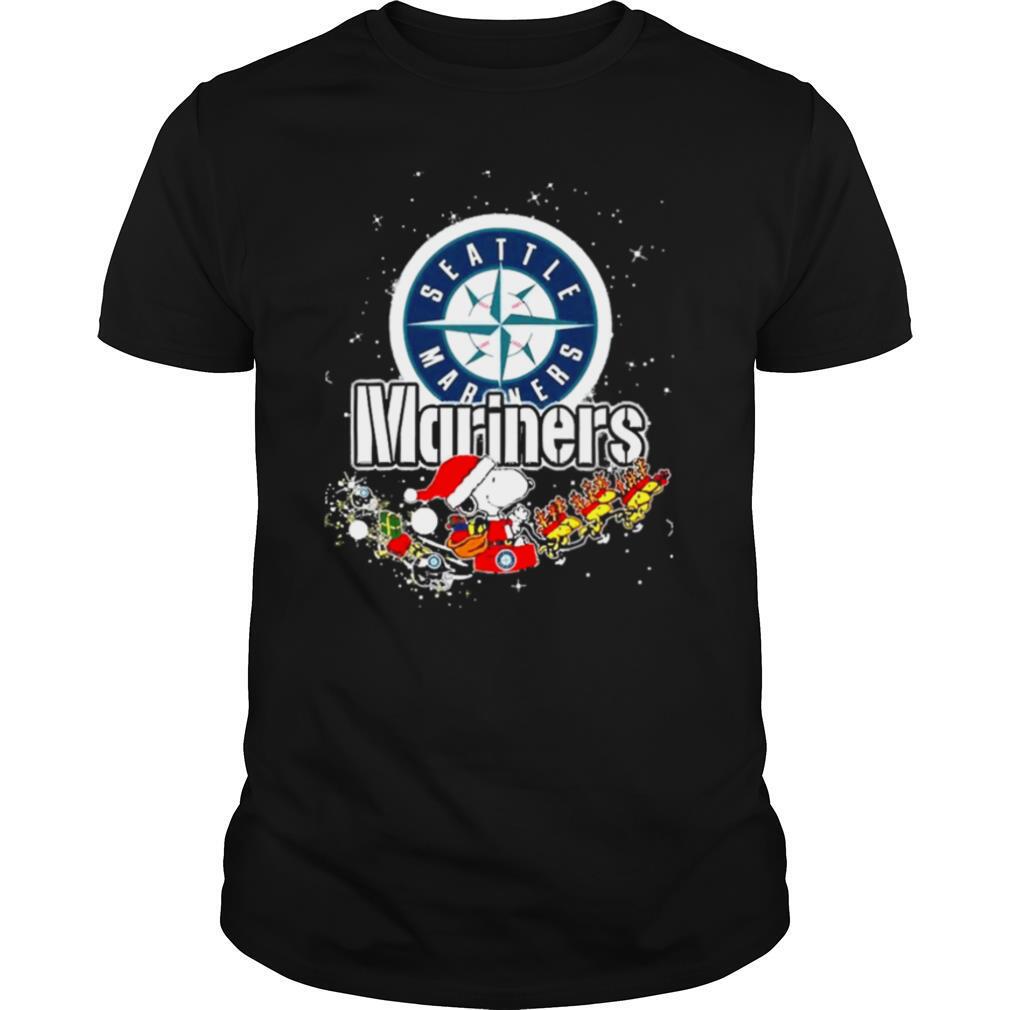 Seattle Mariners Snoopy Christmas shirt