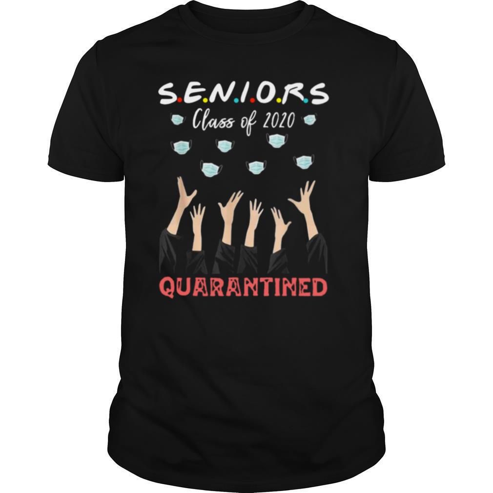 Senior Class Of 2020 Graduation Quarantine Social Distancing shirt