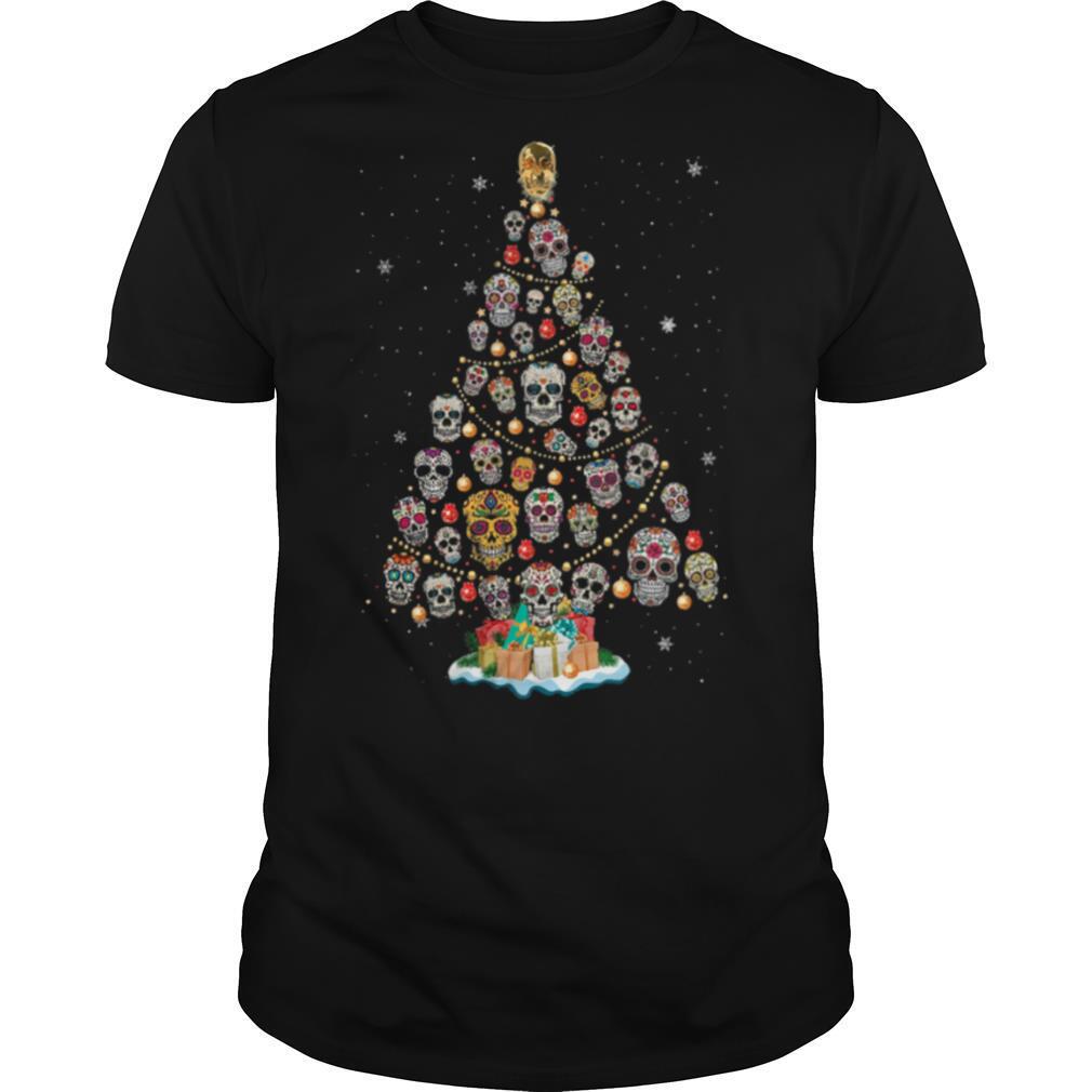 Skull Christmas tree shirt