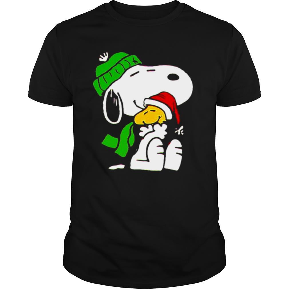 Snoopy And Woodstock Wear Pajama Christmas shirt