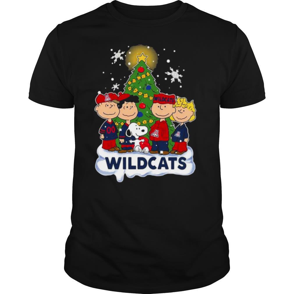 Snoopy The Peanuts Arizona Wildcats Christmas shirt