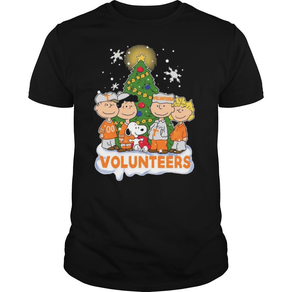 Snoopy The Peanuts Tennessee Volunteers Christmas shirt