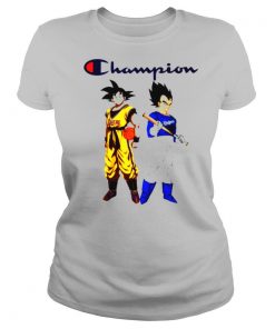 Son goku and vegeta champions los angeles dodgers and los angeles lakers shirt