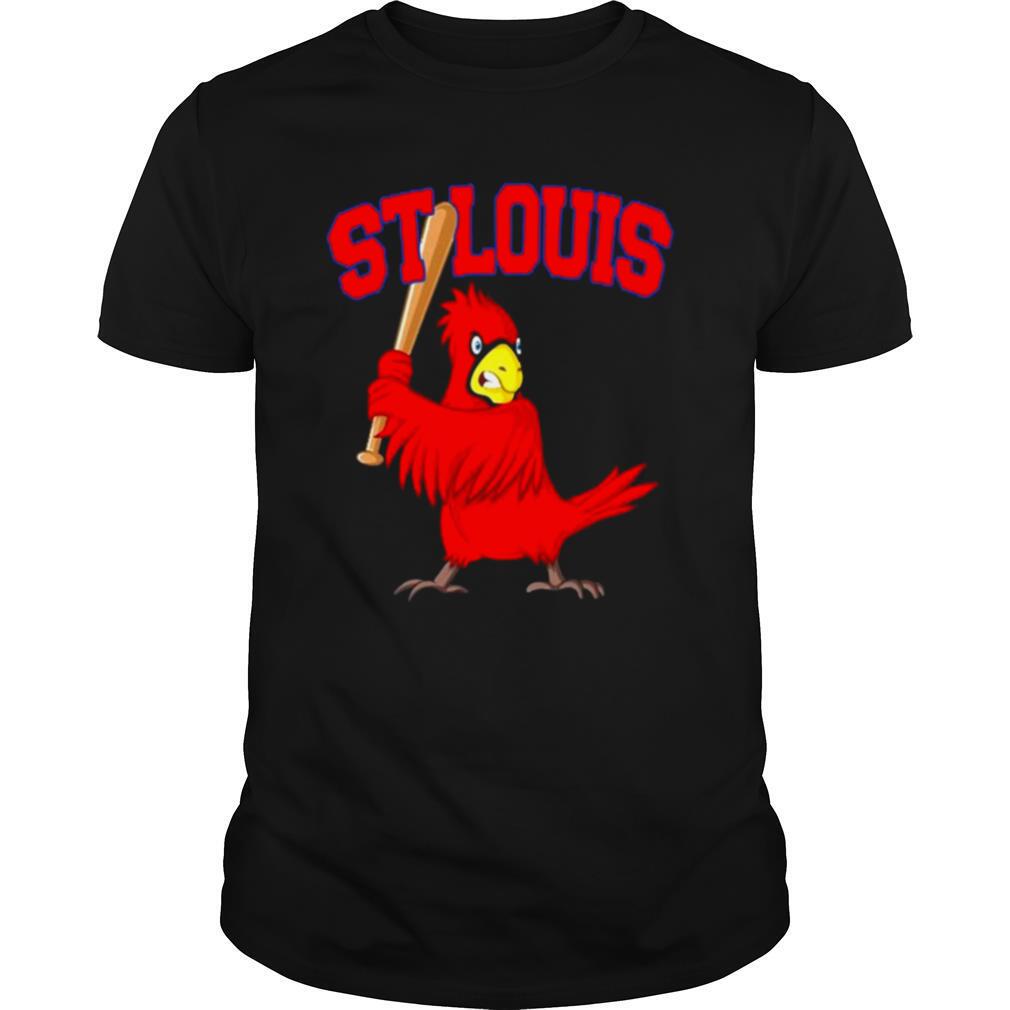 St. Louis Baseball Bat Design Cardinal Sports shirt