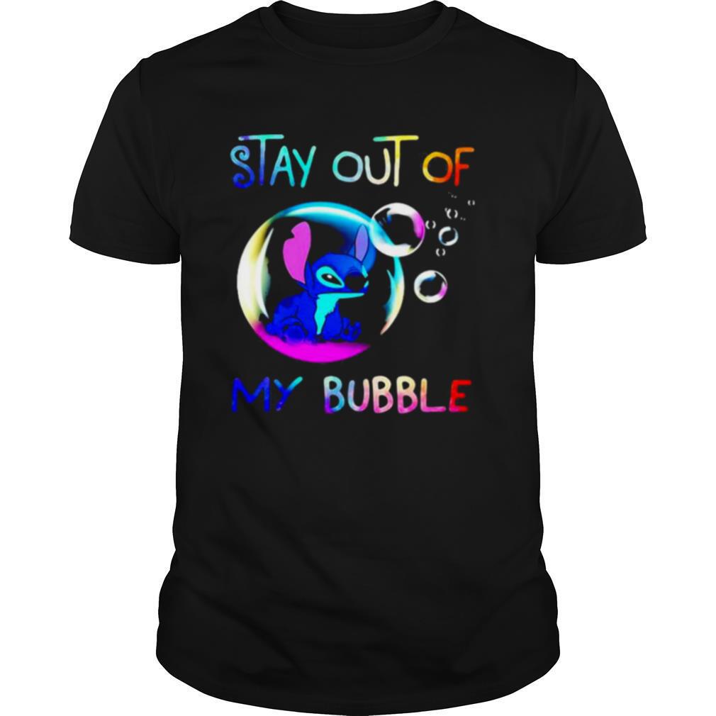 Stay Out Of My Bubble Stitch On Balloon shirt
