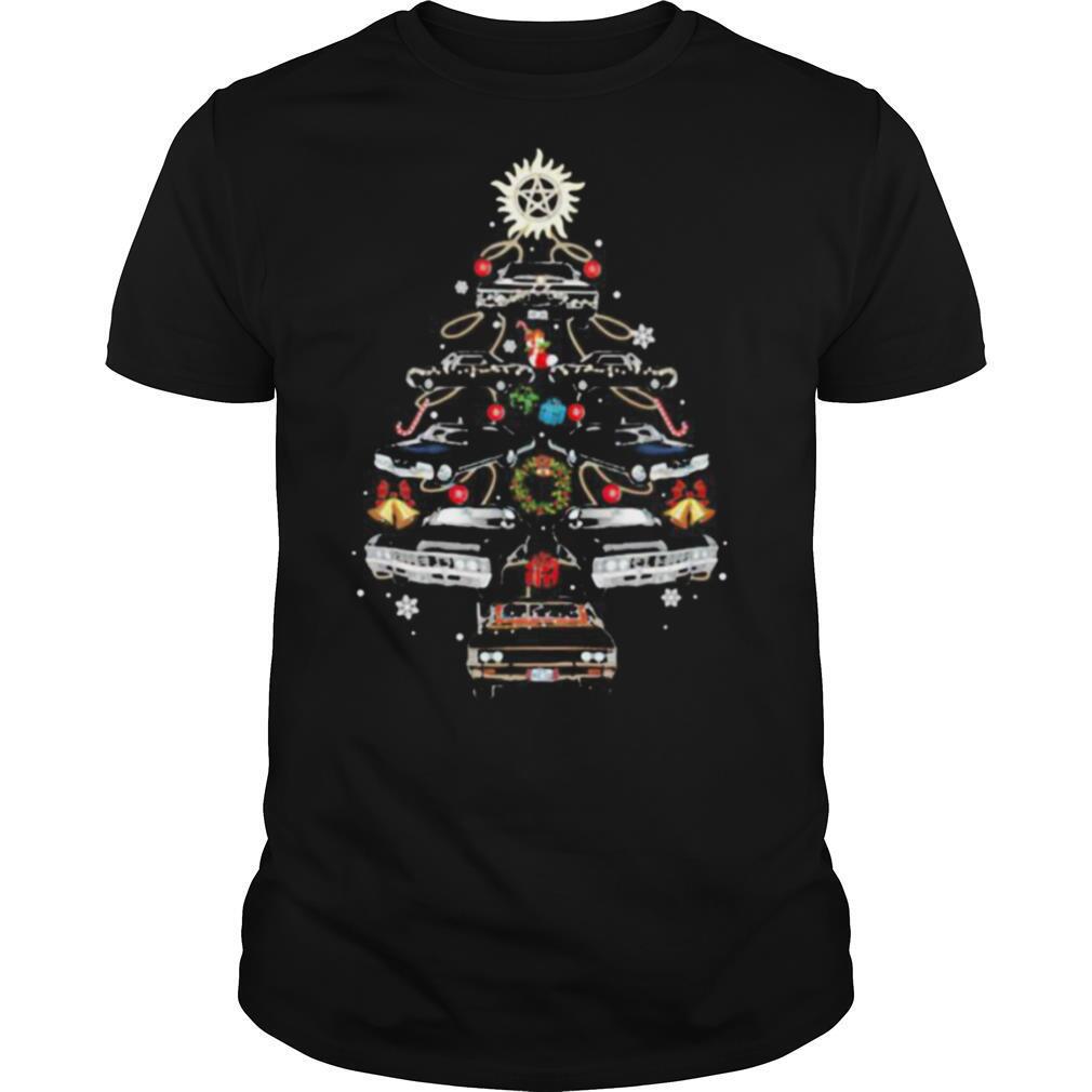 Supernatural christmas tree shirt