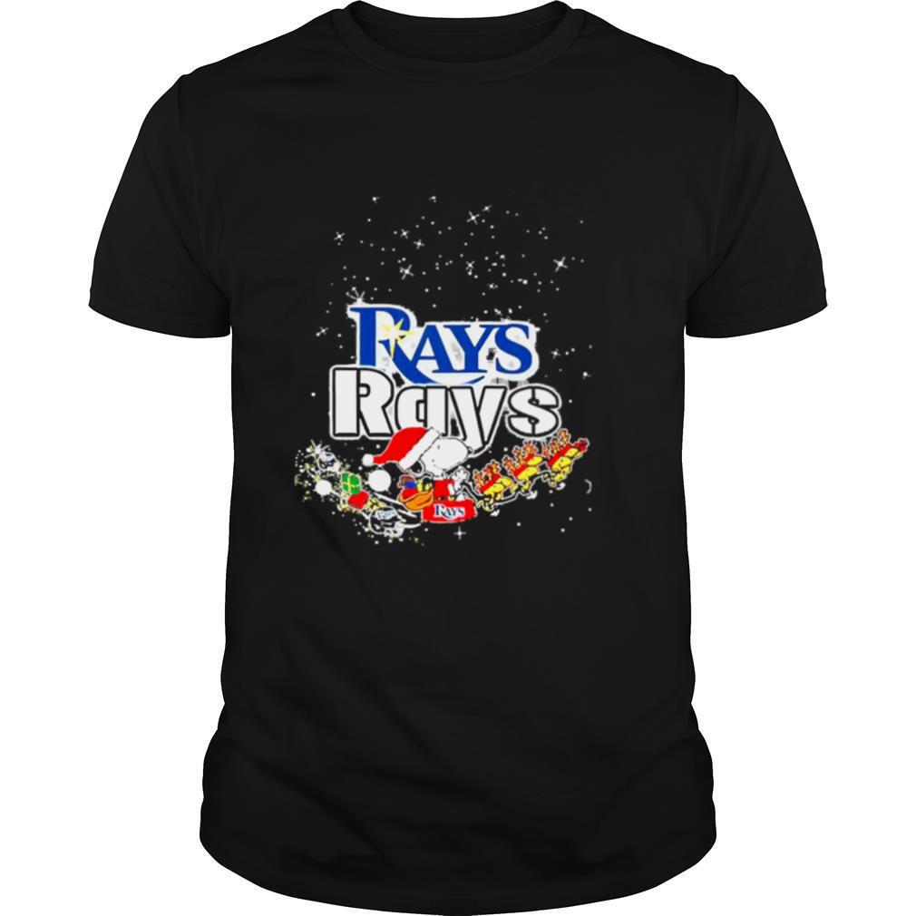 Tampa Bay Rays Snoopy Christmas shirt