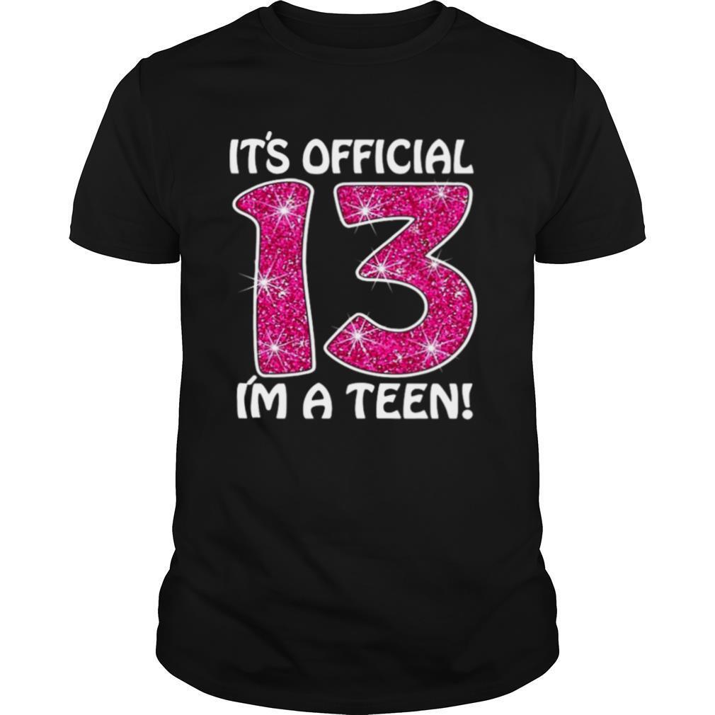 Teenager 13Th Birthday Gift 2007 13 Years Old Girls shirt