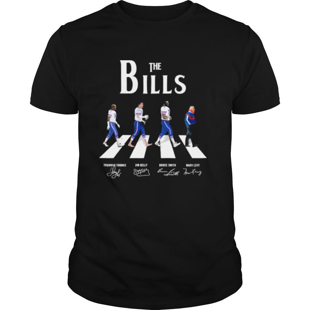 The Bills 60th Abbey Road signatures shirt