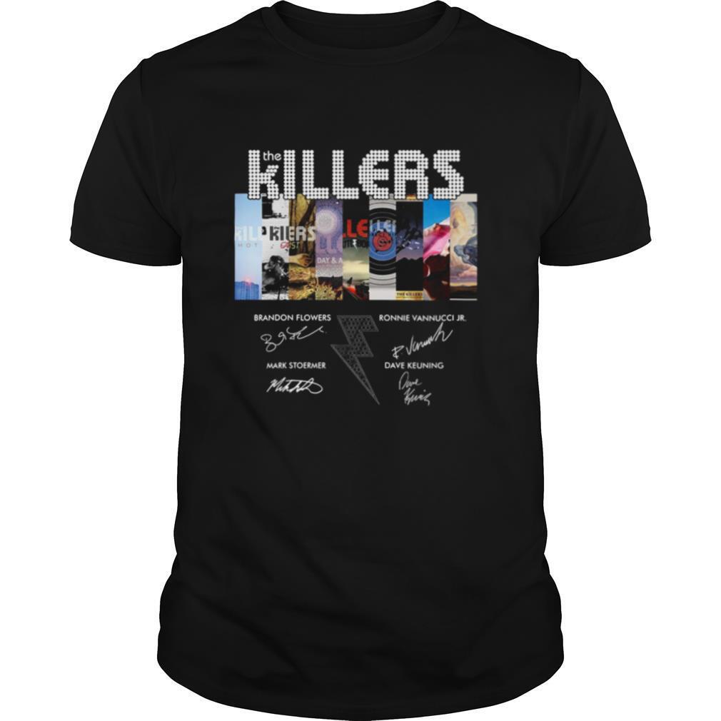 The Killers Band Members Signatures shirt