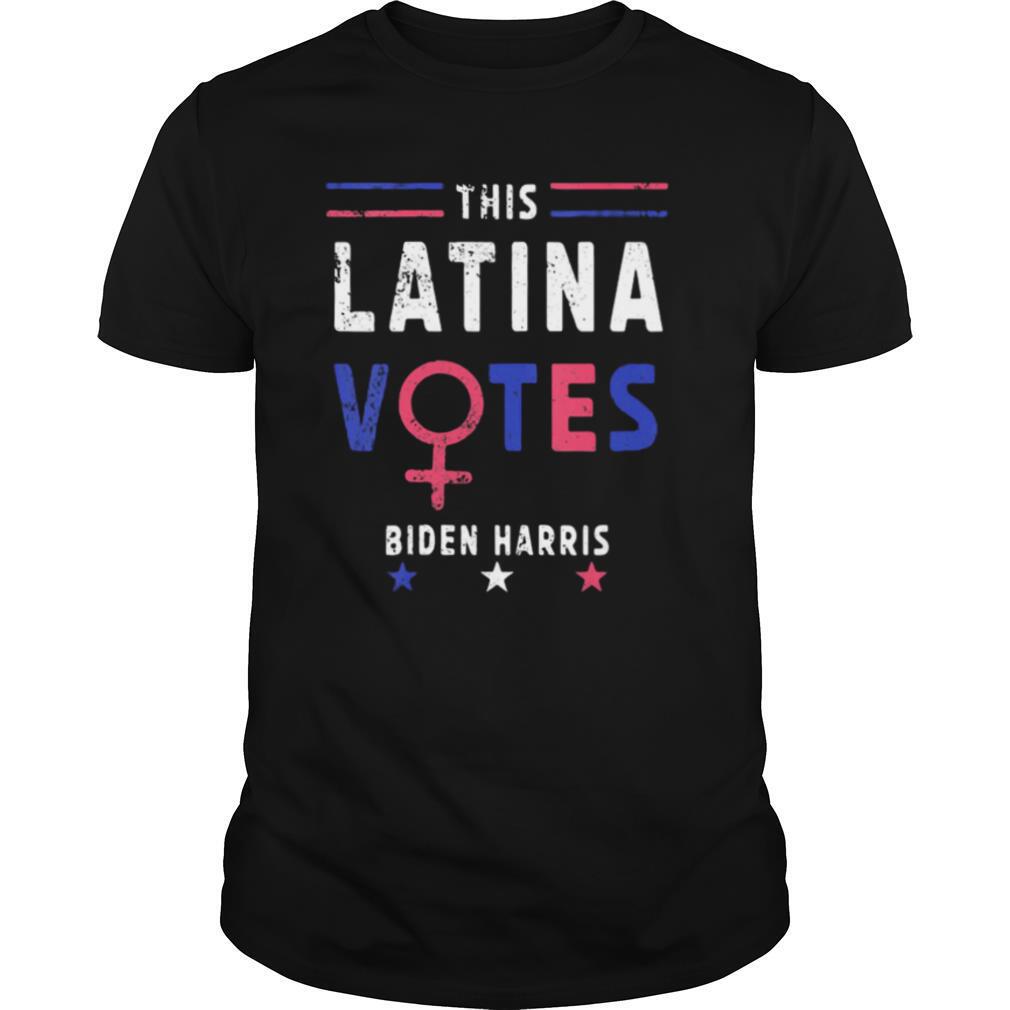 This Latina Votes Biden Harris Stars Election shirt